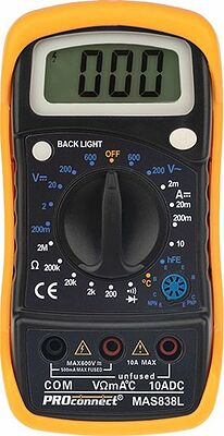 PROconnect 13-3022 Портативный мультиметр MAS838L (DT858L) PROconnect