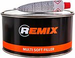 REMIX Multi Soft Filler RM-MSF-1800 полиэфирная универсальная шпатлёвка 2К, 1,8 кг с отвердителем