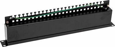 REXANT 02-0041 Панель коммутационная 19 quot;, 1U, 24 порта, STP, RJ-45, CAT 5e REXANT PRO