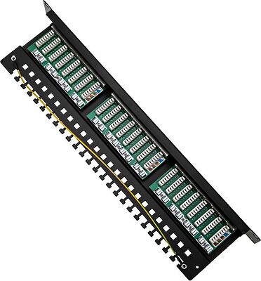 REXANT 02-0041 Панель коммутационная 19 quot;, 1U, 24 порта, STP, RJ-45, CAT 5e REXANT PRO
