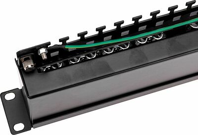 REXANT 02-0041 Панель коммутационная 19 quot;, 1U, 24 порта, STP, RJ-45, CAT 5e REXANT PRO