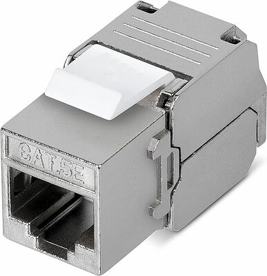 REXANT 02-0071 Модуль Keystone Jack RJ-45(8P8C), FTP экранированный, CAT 5e, тип 180 градусов, самозажимной REXANT PRO