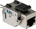 REXANT 02-0072 Модуль Keystone Jack RJ-45(8P8C), FTP экранированный, CAT 5e, тип 90 градусов REXANT PRO