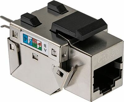 REXANT 02-0072 Модуль Keystone Jack RJ-45(8P8C), FTP экранированный, CAT 5e, тип 90 градусов REXANT PRO