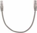 REXANT 02-0100-03 Патч-корд U/UTP, CAT 5e, RJ45-RJ45, 26AWG, LSZH, серый, 0,3м REXANT