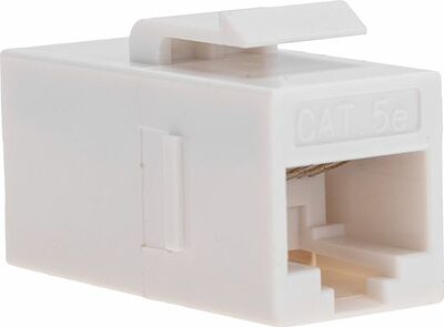REXANT 02-0101 Адаптер проходной формата Keystone, Jack RJ-45(8P8C), UTP, CAT 5e REXANT PRO