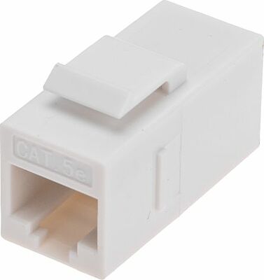 REXANT 02-0101 Адаптер проходной формата Keystone, Jack RJ-45(8P8C), UTP, CAT 5e REXANT PRO