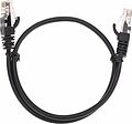 REXANT 02-0102-05 Патч-корд U/UTP, CAT 5e, RJ45-RJ45, 26AWG, LSZH, черный, 0,5м REXANT
