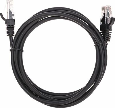 REXANT 02-0102-105 Патч-корд U/UTP, CAT 5e, RJ45-RJ45, 26AWG, LSZH, черный, 1,5м REXANT