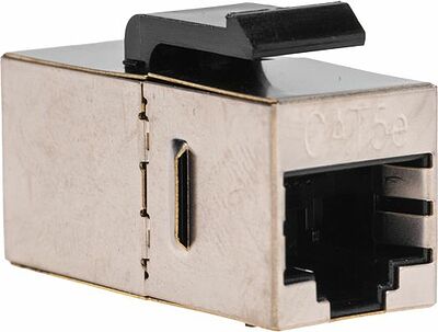 REXANT 02-0102 Адаптер проходной формата Keystone, Jack RJ-45(8P8C), FTP, CAT 5e REXANT PRO