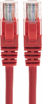 REXANT 02-0103-05 Патч-корд U/UTP, CAT 5e, RJ45-RJ45, 26AWG, LSZH, красный, 0,5м REXANT