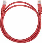 REXANT 02-0103-1 Патч-корд U/UTP, CAT 5e, RJ45-RJ45, 26AWG, LSZH, красный, 1м REXANT