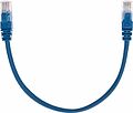 REXANT 02-0104-03 Патч-корд U/UTP, CAT 5e, RJ45-RJ45, 26AWG, LSZH, синий, 0,3м REXANT