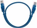 REXANT 02-0104-05 Патч-корд U/UTP, CAT 5e, RJ45-RJ45, 26AWG, LSZH, синий, 0,5м REXANT
