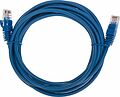 REXANT 02-0104-3 Патч-корд U/UTP, CAT 5e, RJ45-RJ45, 26AWG, LSZH, синий, 3м REXANT