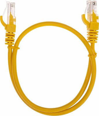 REXANT 02-0105-05 Патч-корд U/UTP, CAT 5e, RJ45-RJ45, 26AWG, LSZH, желтый, 0,5м REXANT