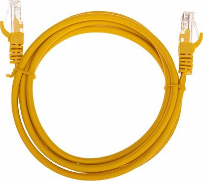 REXANT 02-0105-105 Патч-корд U/UTP, CAT 5e, RJ45-RJ45, 26AWG, LSZH, желтый, 1,5м REXANT