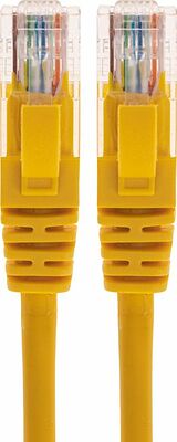 REXANT 02-0105-2 Патч-корд U/UTP, CAT 5e, RJ45-RJ45, 26AWG, LSZH, желтый, 2м REXANT