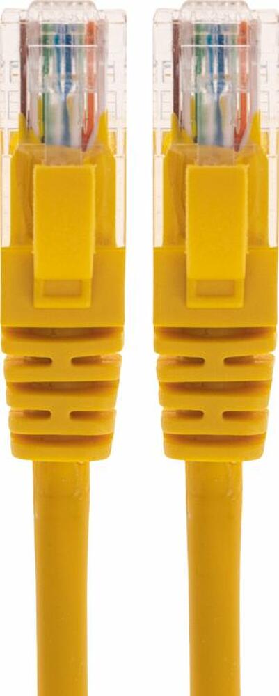 REXANT 02-0105-3 Патч-корд U/UTP, CAT 5e, RJ45-RJ45, 26AWG, LSZH, желтый, 3м REXANT