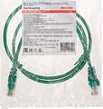 REXANT 02-0106-1 Патч-корд U/UTP, CAT 5e, RJ45-RJ45, 26AWG, LSZH, зеленый, 1м REXANT