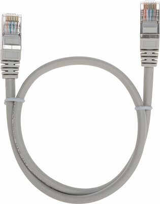 REXANT 02-0110-05 Патч-корд F/UTP, CAT 5e, RJ45-RJ45, 26AWG, LSZH, серый, 0,5м REXANT