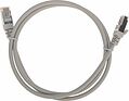 REXANT 02-0110-1 Патч-корд F/UTP, CAT 5e, RJ45-RJ45, 26AWG, LSZH, серый, 1м REXANT