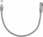 REXANT 02-0210-03 Патч-корд F/UTP, CAT 6, RJ45-RJ45, 26AWG, LSZH, серый, 0,3м REXANT