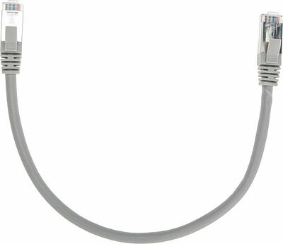 REXANT 02-0210-03 Патч-корд F/UTP, CAT 6, RJ45-RJ45, 26AWG, LSZH, серый, 0,3м REXANT