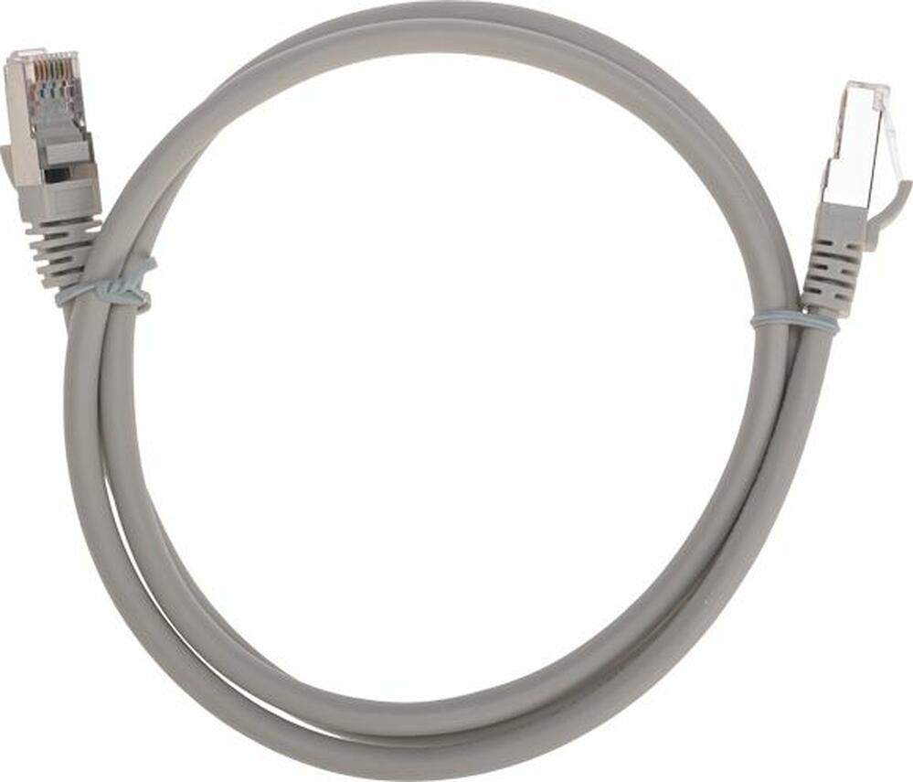 REXANT 02-0210-1 Патч-корд F/UTP, CAT 6, RJ45-RJ45, 26AWG, LSZH, серый, 1м REXANT