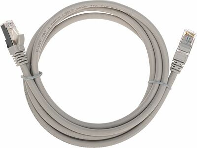 REXANT 02-0210-2 Патч-корд F/UTP, CAT 6, RJ45-RJ45, 26AWG, LSZH, серый, 2м REXANT
