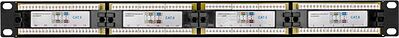 REXANT 02-0234 Панель коммутационная 19 quot; PRO, 1U, 24 порта, UTP, RJ-45, CAT 6 REXANT