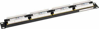 REXANT 02-0234 Панель коммутационная 19 quot; PRO, 1U, 24 порта, UTP, RJ-45, CAT 6 REXANT