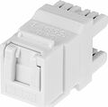 REXANT 02-0254-1 Модуль Keystone Jack RJ-45(8P8C), UTP неэкранированный, CAT 6, тип 180 градусов, с пылезащитной шторкой, белый REXANT PRO
