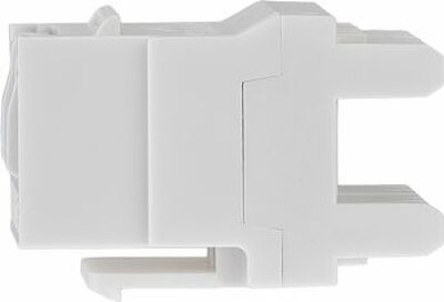 REXANT 02-0254-1 Модуль Keystone Jack RJ-45(8P8C), UTP неэкранированный, CAT 6, тип 180 градусов, с пылезащитной шторкой, белый REXANT PRO