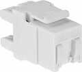 REXANT 02-0254-1 Модуль Keystone Jack RJ-45(8P8C), UTP неэкранированный, CAT 6, тип 180 градусов, с пылезащитной шторкой, белый REXANT PRO