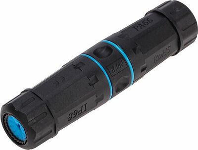 REXANT 02-0283 Индустриальный проходной адаптер уличный, RJ-45(8P8C), FTP, CAT 6, IP68 REXANT