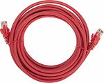 REXANT 02-0293-5 Патч-корд U/UTP, CAT 6, RJ45-RJ45, 26AWG, LSZH, красный, 5м REXANT