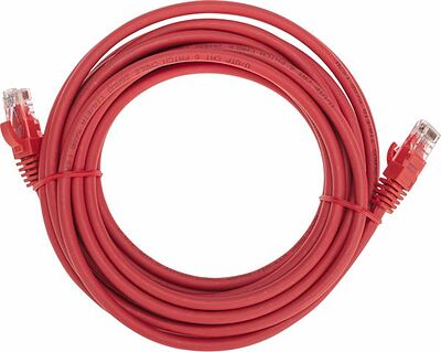 REXANT 02-0293-5 Патч-корд U/UTP, CAT 6, RJ45-RJ45, 26AWG, LSZH, красный, 5м REXANT