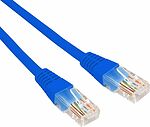 REXANT 02-0294-03 Патч-корд U/UTP, CAT 6, RJ45-RJ45, 26AWG, LSZH, синий, 0,3м REXANT