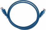 REXANT 02-0294-1 Патч-корд U/UTP, CAT 6, RJ45-RJ45, 26AWG, LSZH, синий, 1м REXANT