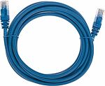 REXANT 02-0294-3 Патч-корд U/UTP, CAT 6, RJ45-RJ45, 26AWG, LSZH, синий, 3м REXANT