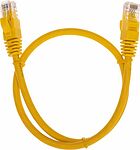 REXANT 02-0295-05 Патч-корд U/UTP, CAT 6, RJ45-RJ45, 26AWG, LSZH, желтый, 0,5м REXANT