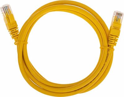 REXANT 02-0295-105 Патч-корд U/UTP, CAT 6, RJ45-RJ45, 26AWG, LSZH, желтый, 1,5м REXANT