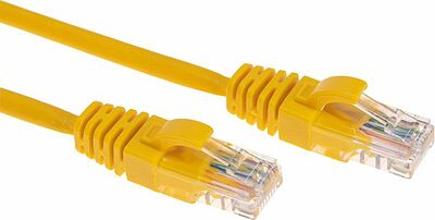 REXANT 02-0295-3 Патч-корд U/UTP, CAT 6, RJ45-RJ45, 26AWG, LSZH, желтый, 3м REXANT