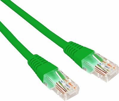 REXANT 02-0296-03 Патч-корд U/UTP, CAT 6, RJ45-RJ45, 26AWG, LSZH, зеленый, 0,3м REXANT