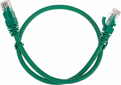 REXANT 02-0296-05 Патч-корд U/UTP, CAT 6, RJ45-RJ45, 26AWG, LSZH, зеленый, 0,5м REXANT