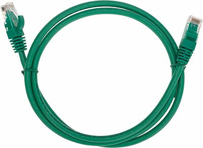 REXANT 02-0296-1 Патч-корд U/UTP, CAT 6, RJ45-RJ45, 26AWG, LSZH, зеленый, 1м REXANT