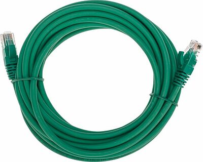REXANT 02-0296-5 Патч-корд U/UTP, CAT 6, RJ45-RJ45, 26AWG, LSZH, зеленый, 5м REXANT