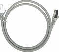 REXANT 02-0390-1 Патч-корд S/FTP, CAT 6A (10G), RJ45-RJ45, 28AWG, LSZH, серый, 1м REXANT