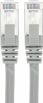 REXANT 02-0390-7 Патч-корд S/FTP, CAT 6A (10G), RJ45-RJ45, 28AWG, LSZH, серый, 7м REXANT